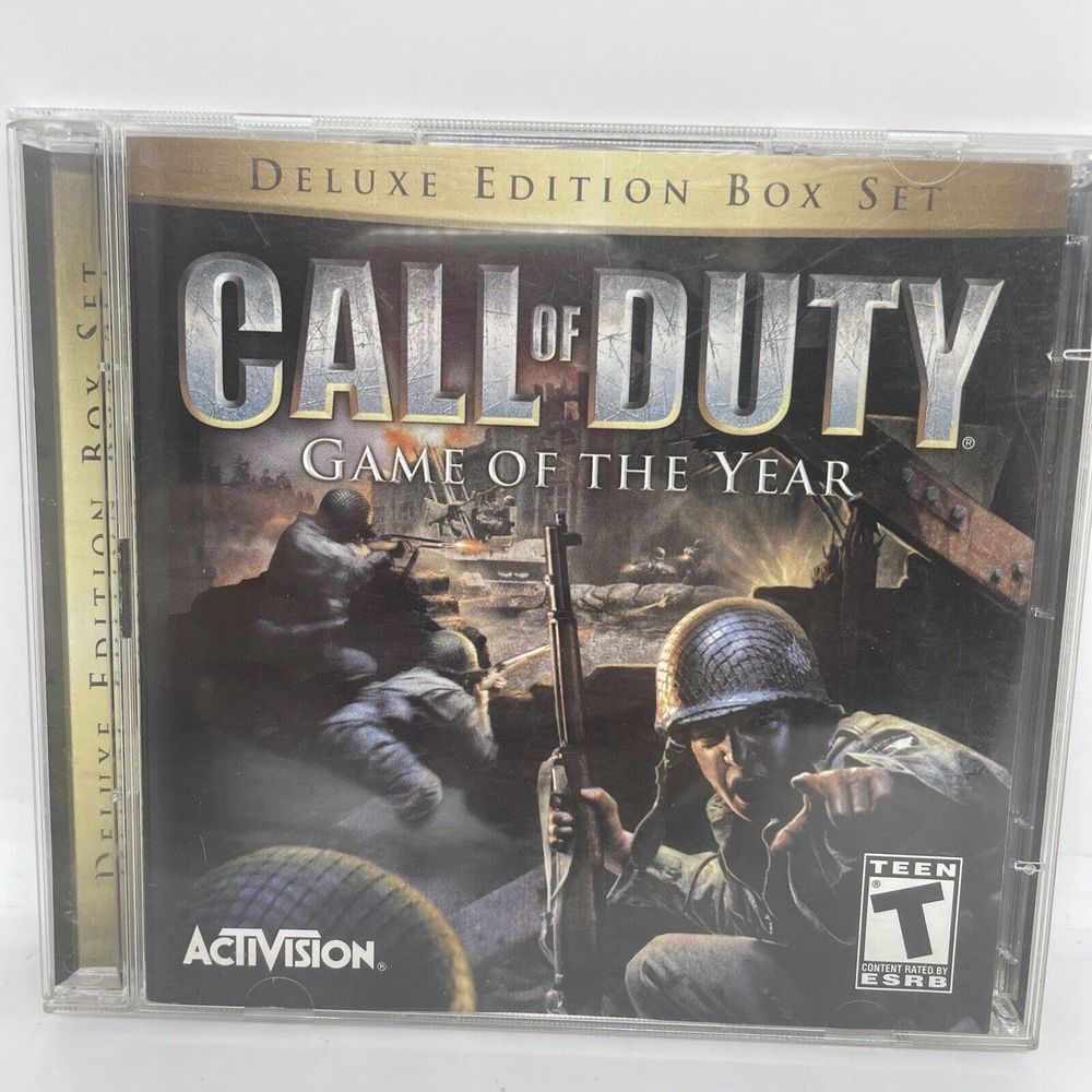 call of duty finest hour 2 disc deluxe edition box set VG+ Game Of The Year